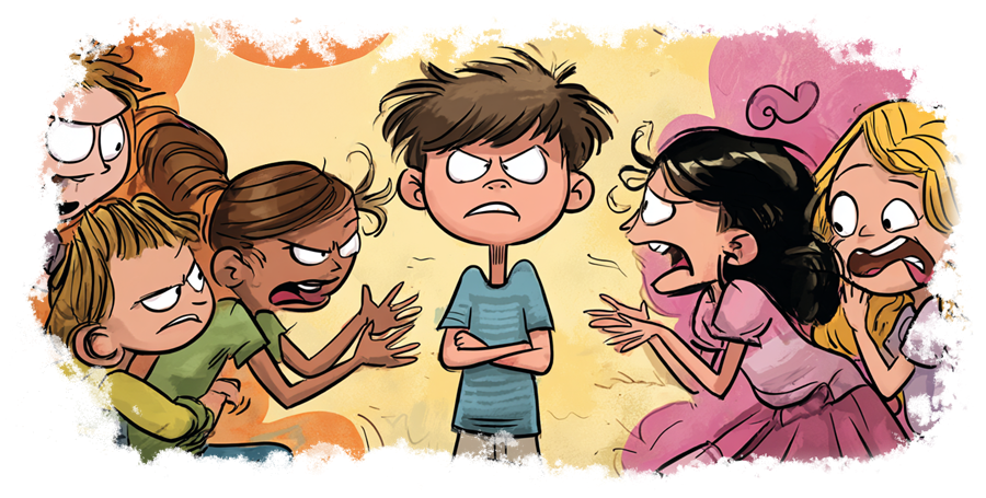 Concept artwork for the short film Girls ... and Other Scary Things
